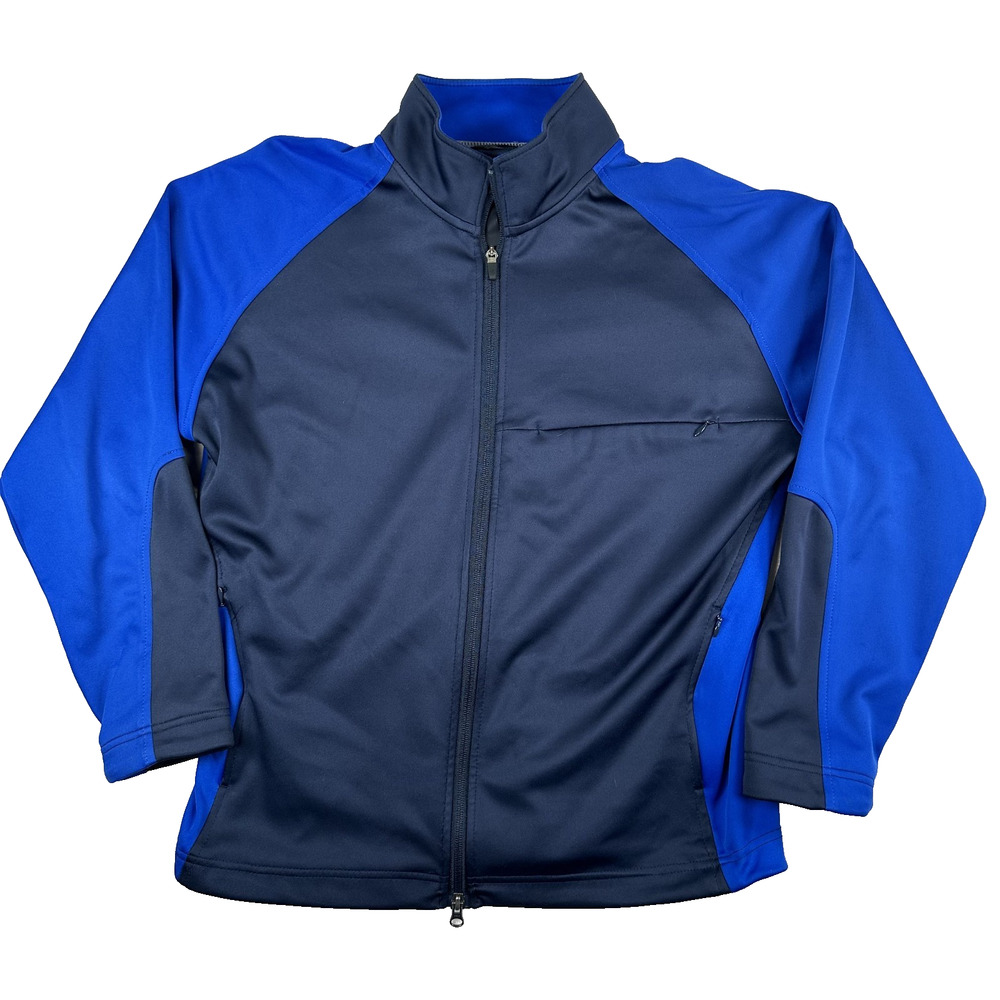 Zero Restriction Jacket Tour Series Full Zip Golf Windbreaker Men's Size S Blue
